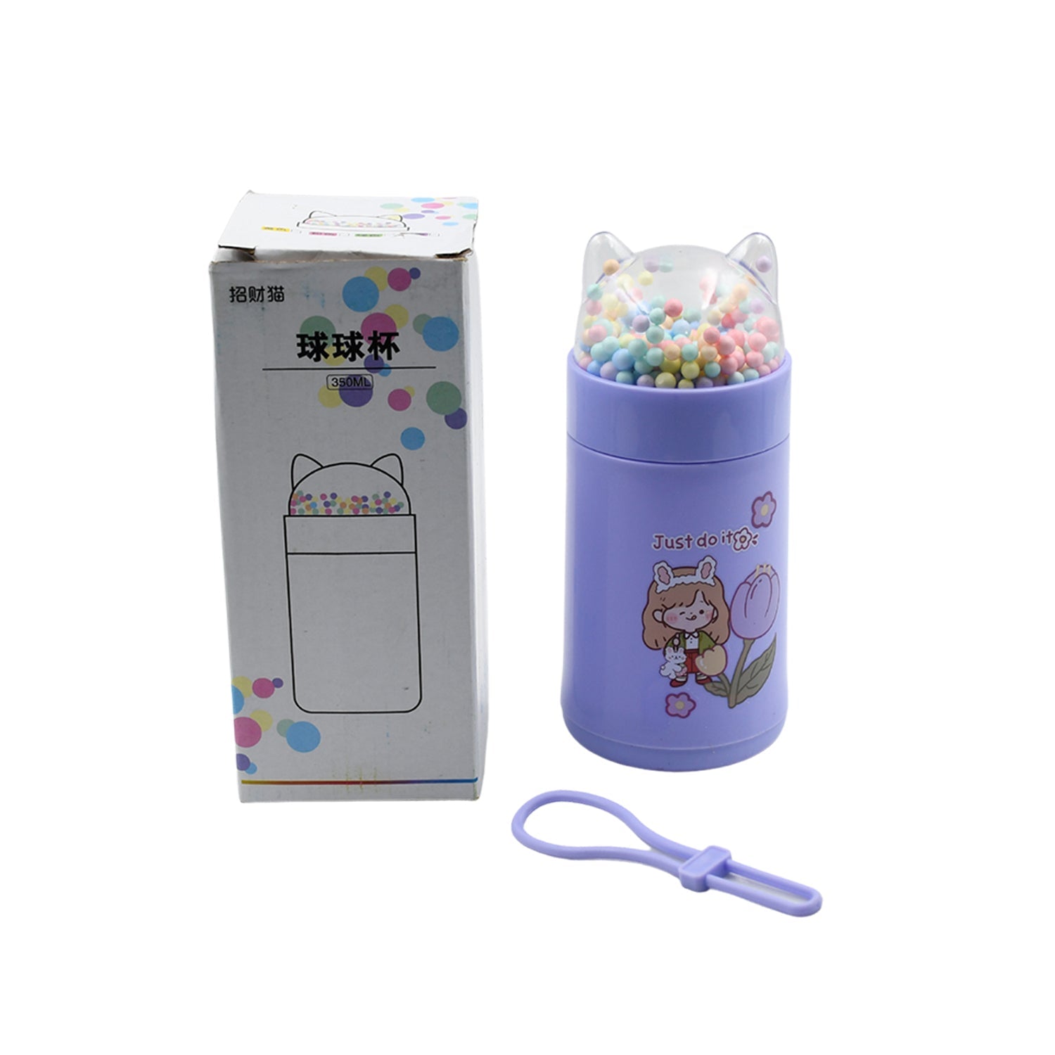 6953 Girl Glass Water Bottle for School with Kid Sparkle Strap Cat Lid Sequins Glitter Glass Cup Birthday Gift Children 350ml (MOQ :- 80 pc) 6953 Girl Glass Water Bottle for School with Kid Sparkle Strap Cat Lid Sequins Glitter Glass Cup Birthday Gift Children 350ml (MOQ :- 80 pc)